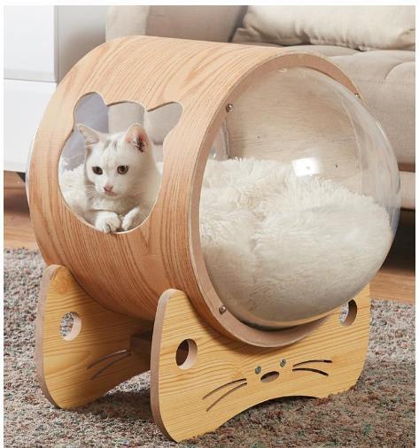 希少新品！ 可愛い キャットタワー　猫タワー　据え置き　ストレス解消　仕掛け沢山 _画像3