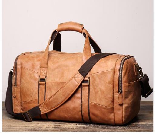  new goods high capacity * Boston bag men's cow leather bag travel bag original leather business trip .. travel stylish .. O-Bon 