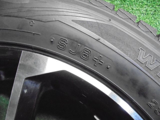 5EX719AF12) 送料無料 235/55R18 ウインターマックスSJ8+ スタッドレスタイヤ+ユーロテックガヤソリ 18インチホイール4本セット アウディQ5_画像4