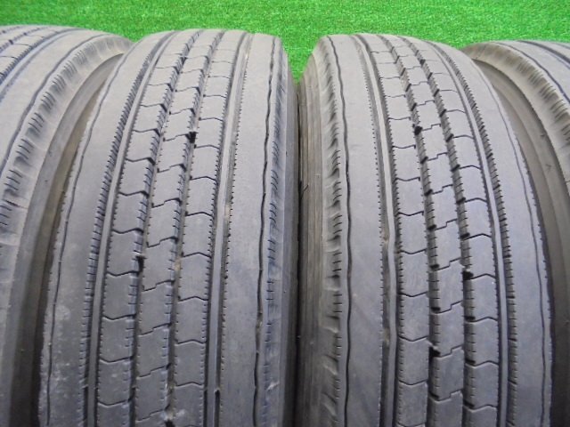 5EN722AF5) 送料無料 225/80R17.5 123/122L ブリヂストン R225 17.5インチ夏タイヤ6本セット 2019年製　トラック_画像3