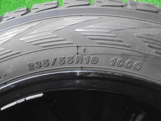 5FA702AF10) 送料無料 235/55R18 ヨコハマタイヤ アイスガードG075 スタッドレスタイヤ+18インチホイール4本セット 2020年製　PCD108×5_画像4