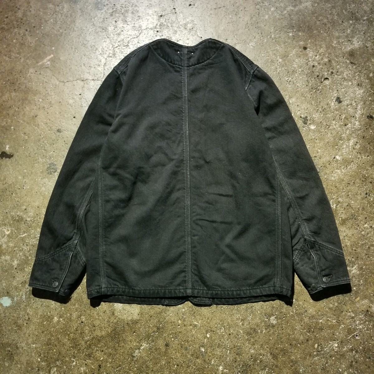 MINEDENIM 23AW Blanket Lining Nocollar Coverall マインデニム ブランケット デニムカバーオール 2310-9003_画像2