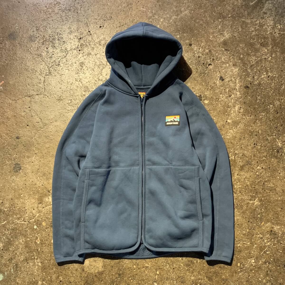 HUMAN MADE FLEECE SWEAT ZIP HOODIE ヒューマンメイド ジップ HUMAN MADE FLEECE SWEAT ZIP HOODIE ヒューマンメイド ジップ