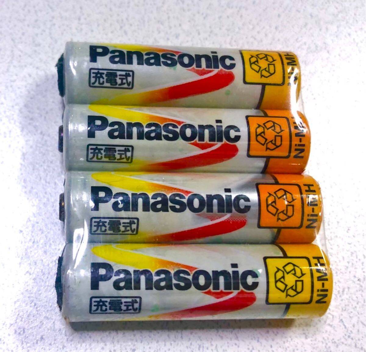  unopened Panasonic Panasonic single 3 shape 4 pcs set rechargeable Nickel-Metal Hydride battery 1.2V min 2400mAh HHR-3XPS height capacity type anonymity delivery free shipping 