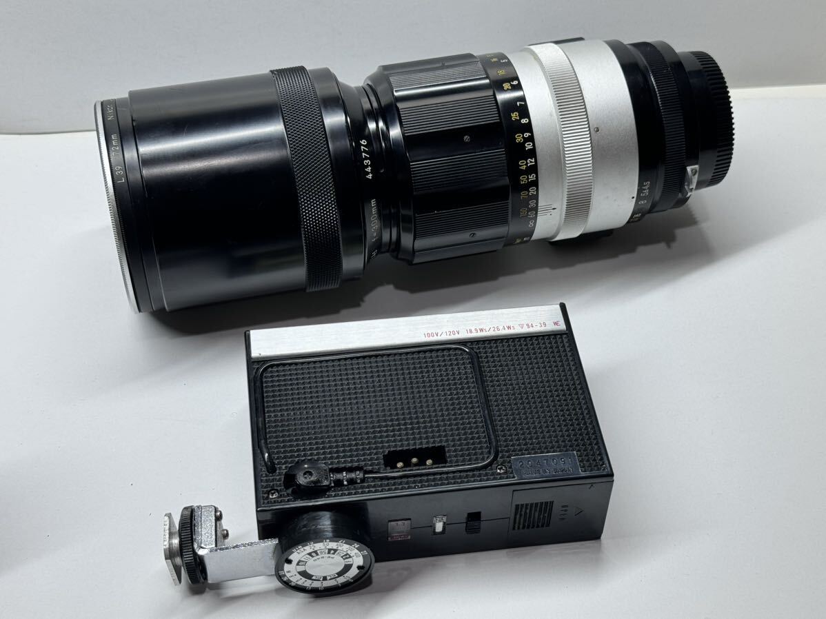 ニコン　Nikomat FTN NIKKOR-SC Auto 50mm F1.4 NIKKOR-H Auto 300mm F4.5 フラッシュセット_画像6