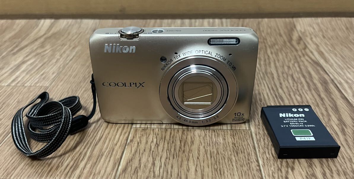 Nikon ニコン COOLPIX S6300 コンパクトデジタルカメラ ゴールドの画像2