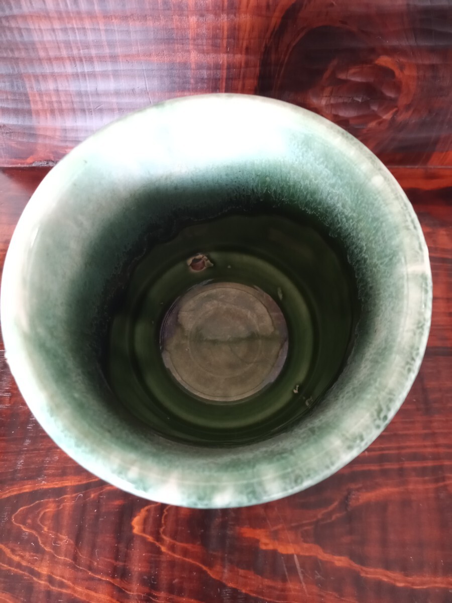 U.S.A　McCoy Pottery　マッコイ　ヴィンテージ　植木鉢 鉢カバー　プランター　高さ11cm_画像7
