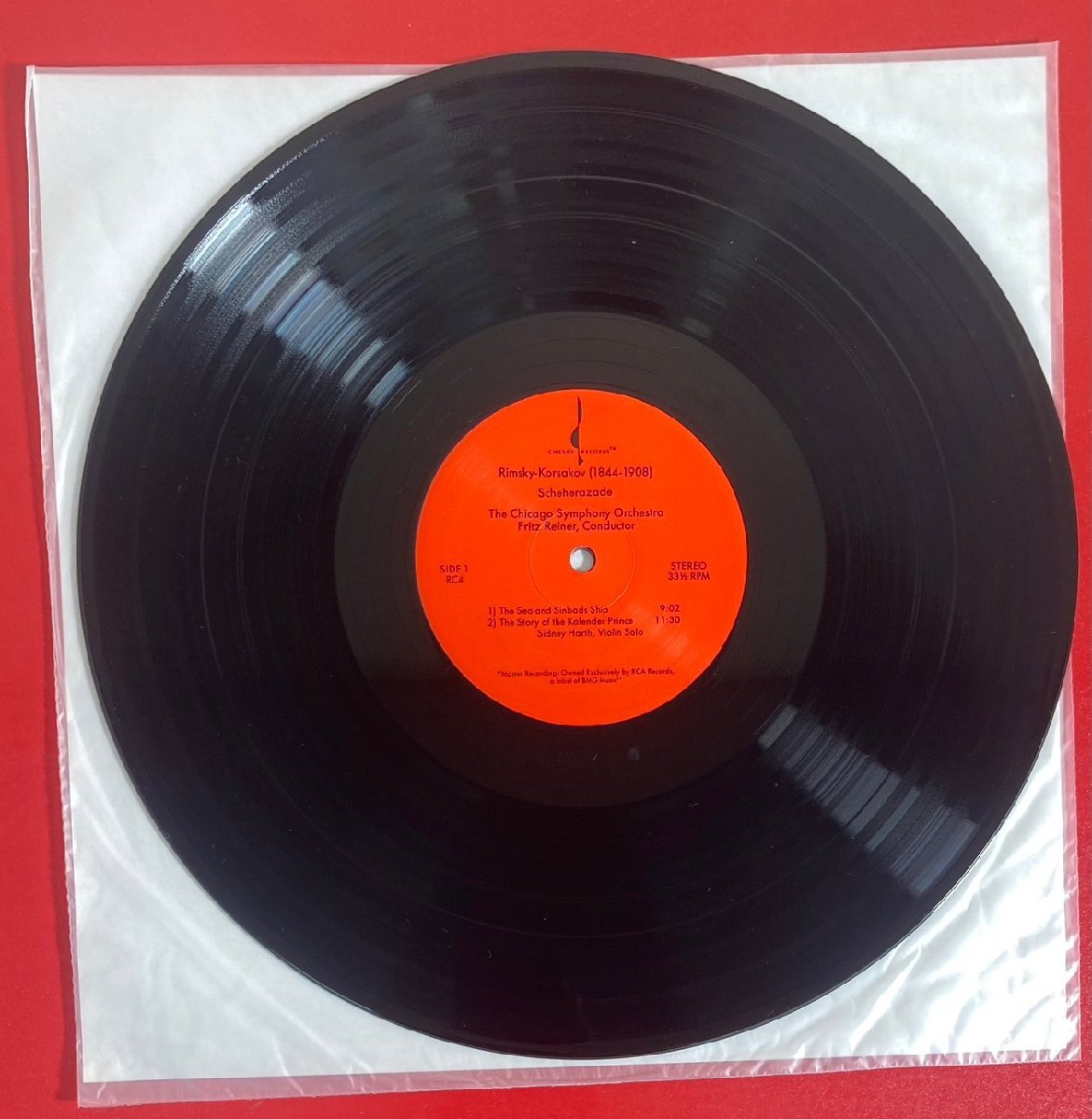 【レコードコレクター放出品】 LP ライナー コルサコフ シェエラザード 米盤 CHESKY RECORDSの画像3