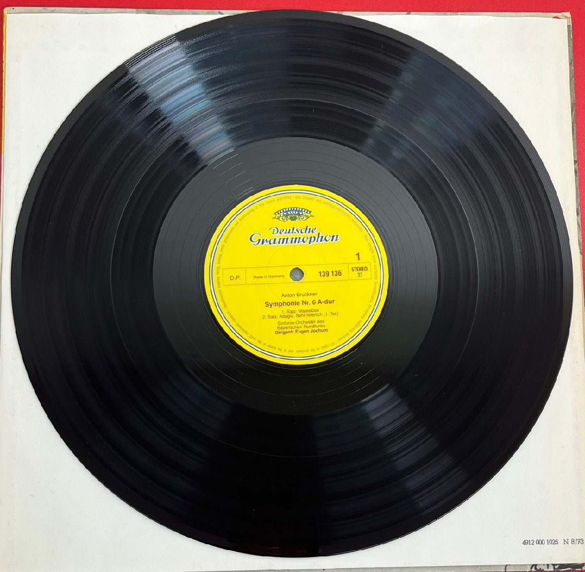 【レコードコレクター放出品】 LP ヨッフム ブルックナー 交響曲 第6番 独盤 グラモフォンの画像3
