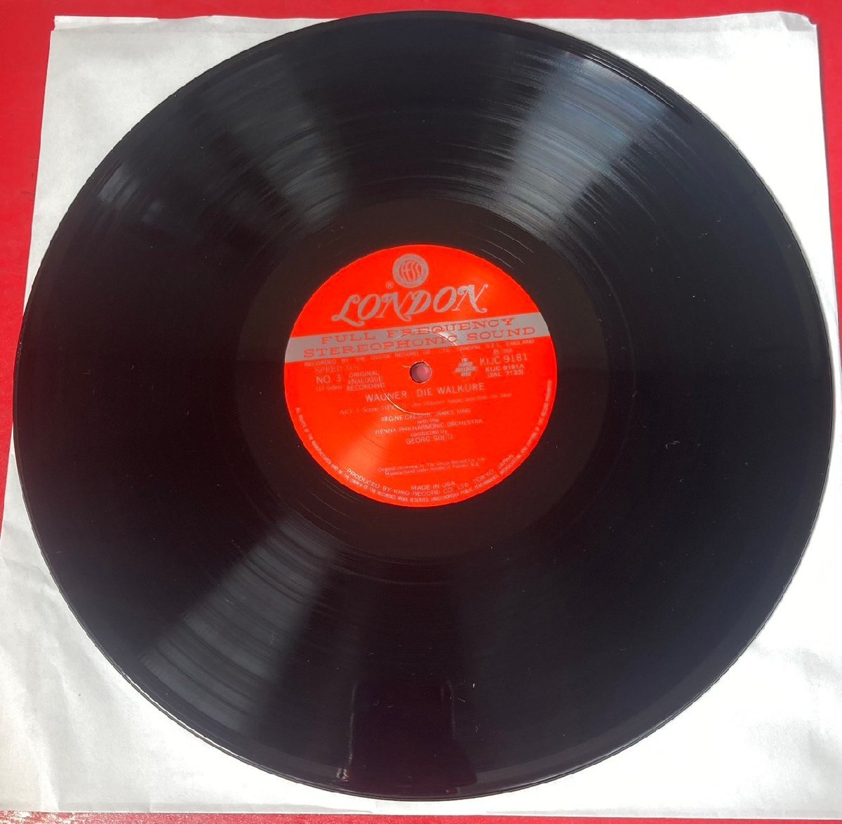 【レコードコレクター放出品】 LP ショルティ ワーグナー ワルキューレ 全曲 ５枚組 ボックス 重量盤180g スーパーアナログディスクの画像9