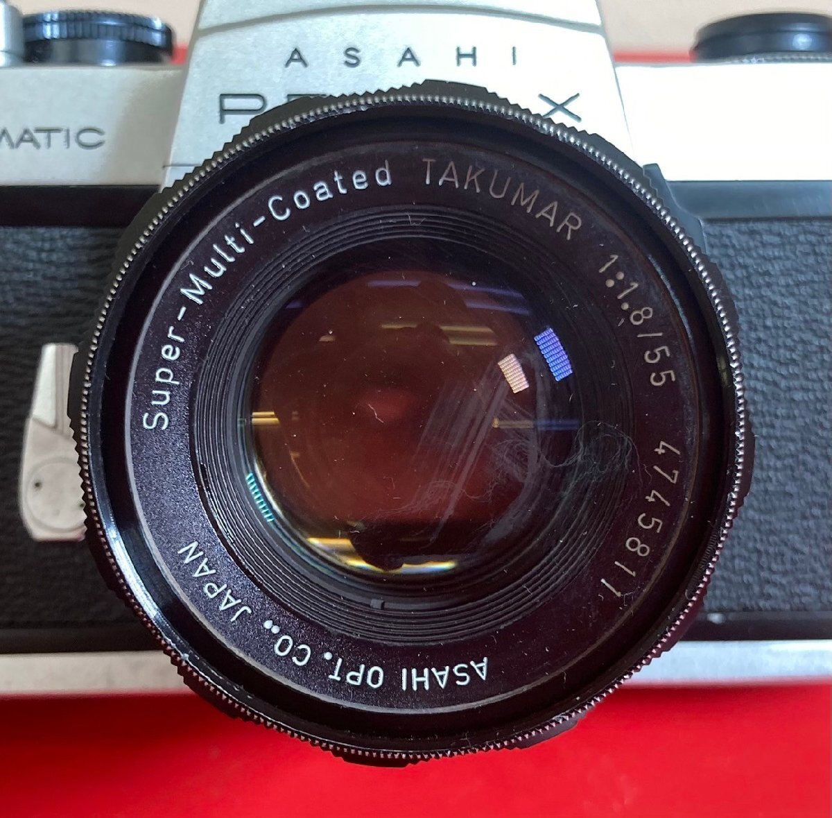 1円～　ASAHI　アサヒ　PENTAX　SP　SPOTMATIC　TAKUMAR　1：1.8 / 55　一眼 フィルム カメラ　現状品_画像3