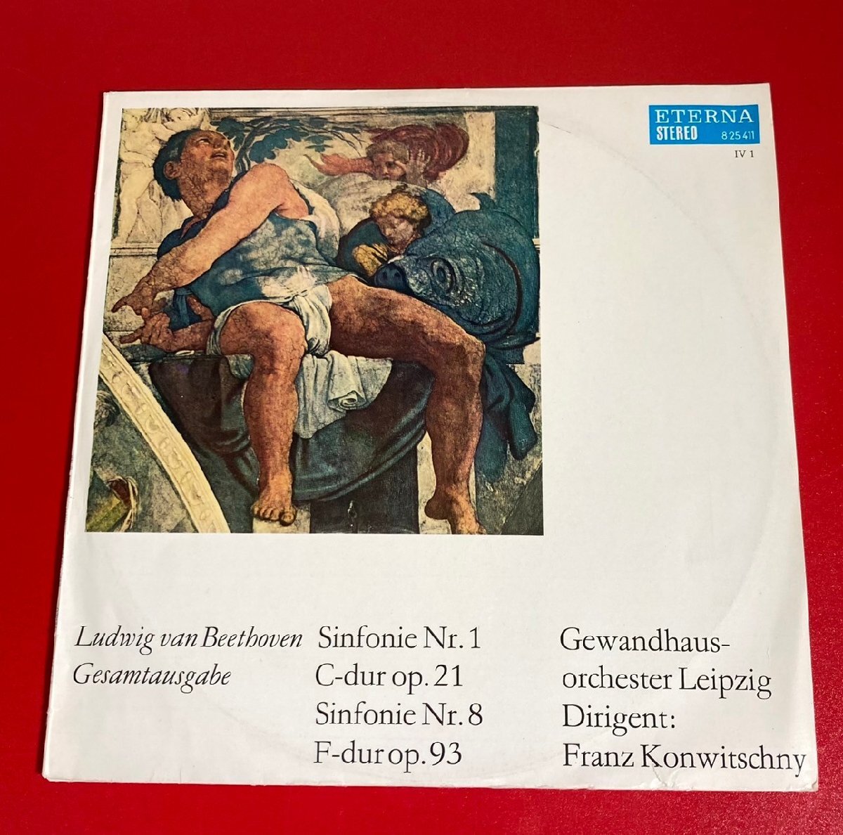 【レコードコレクター放出品】 LP コンヴィチュニー ベートーヴェン 交響曲 第1番 第8番 ETERNAの画像1
