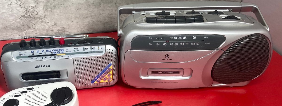 1円～ ラジオ ラジカセ 等 12点 約4kg まとめ売り 現状品 / SONY / aiwa / Panasonicの画像4