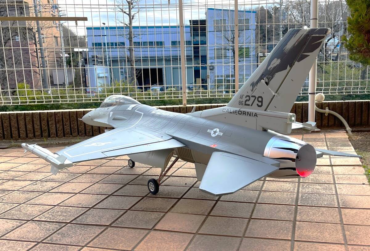 HSD F-16 Jet 105ｍｍ EDF (12S) ブレーキ ＋ ジャイロ 新品！の画像4