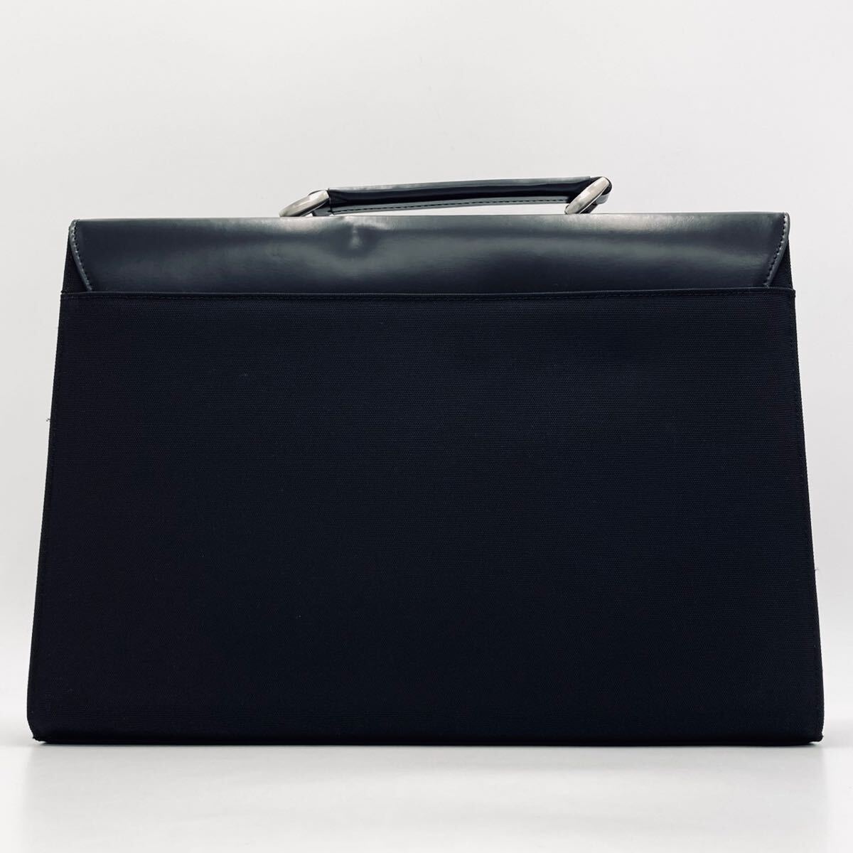 1 jpy ~[ new goods unused accessory equipping ] dunhill Dunhill high class car f leather men's business bag briefcase A4+PC possible 3. high capacity commuting key attaching black 