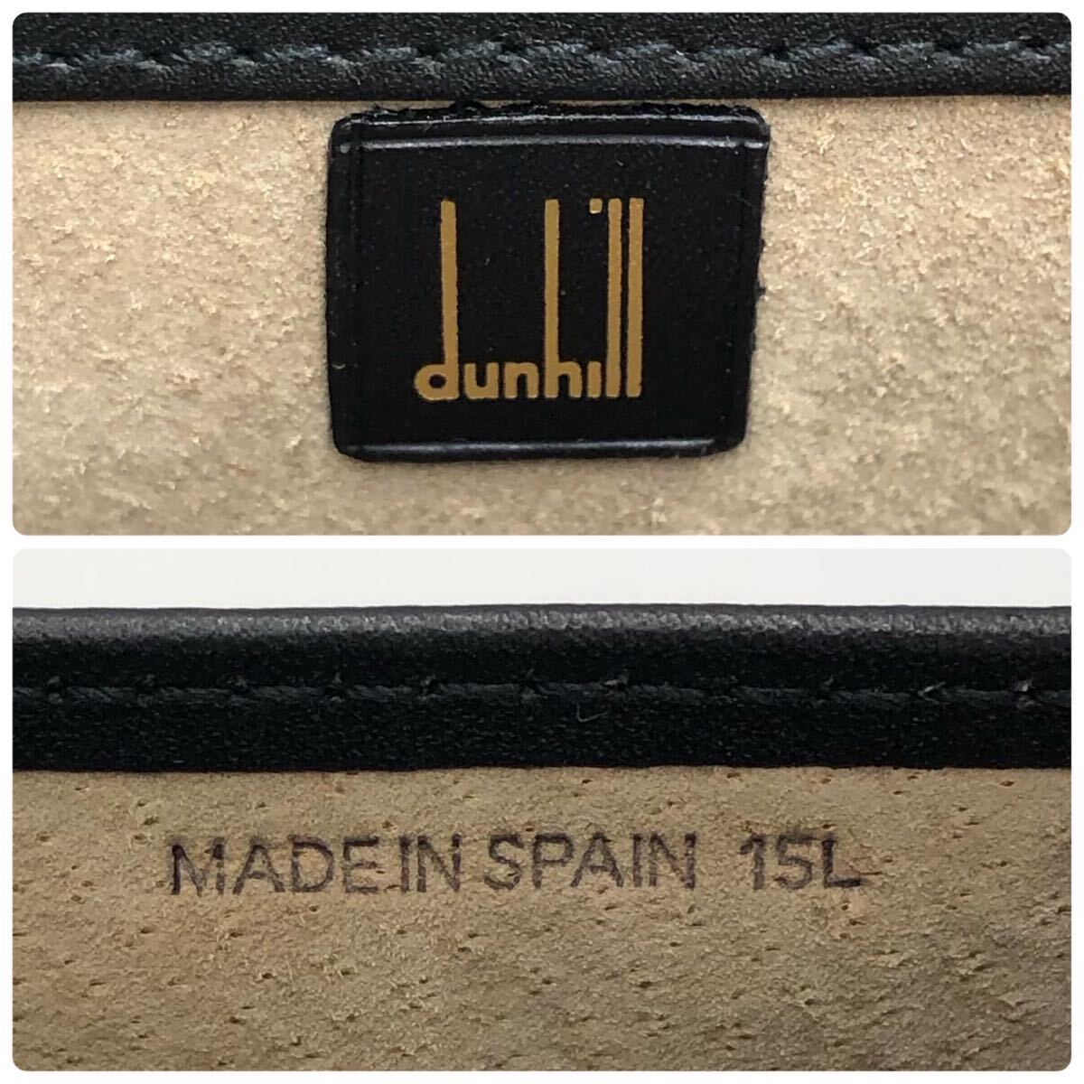 1円~[数回使用のみ 極美品] dunhill ダンヒル メンズ ビジネスバッグ ブリーフケース ダイヤルロック オールレザー 本革 A4+PC可 大容量 黒_画像10