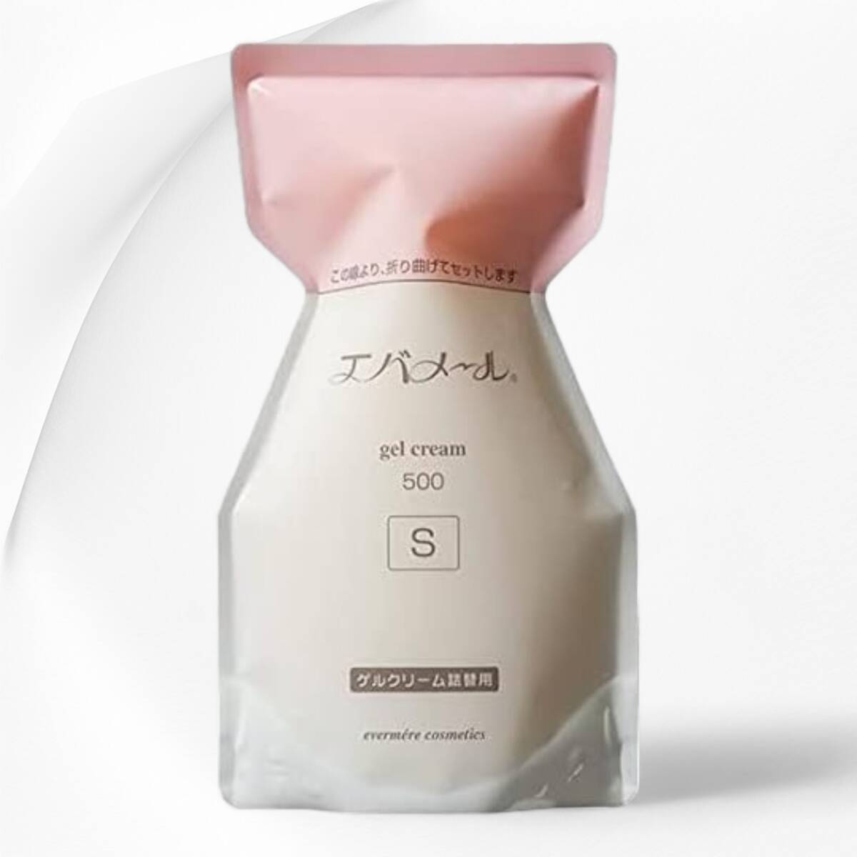 エバメール (evermere) ゲルクリーム Sタイプ 詰替 500g オールインワンジェル　顔　全身　乾燥肌　潤い