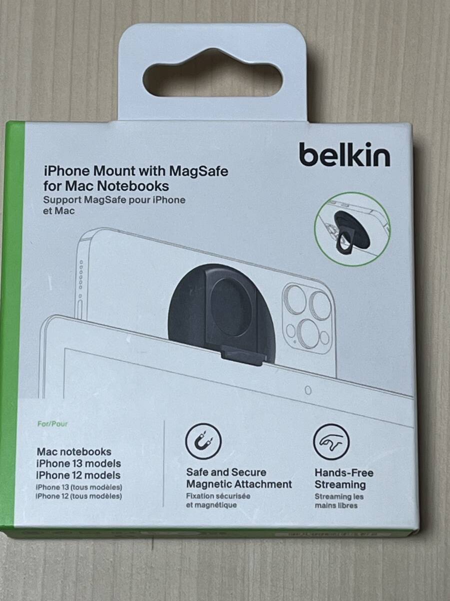 Belkin iPhone MagSafe крепление Mac полосный . камера соответствует смартфон кольцо толчок подставка черный MMA006btBK