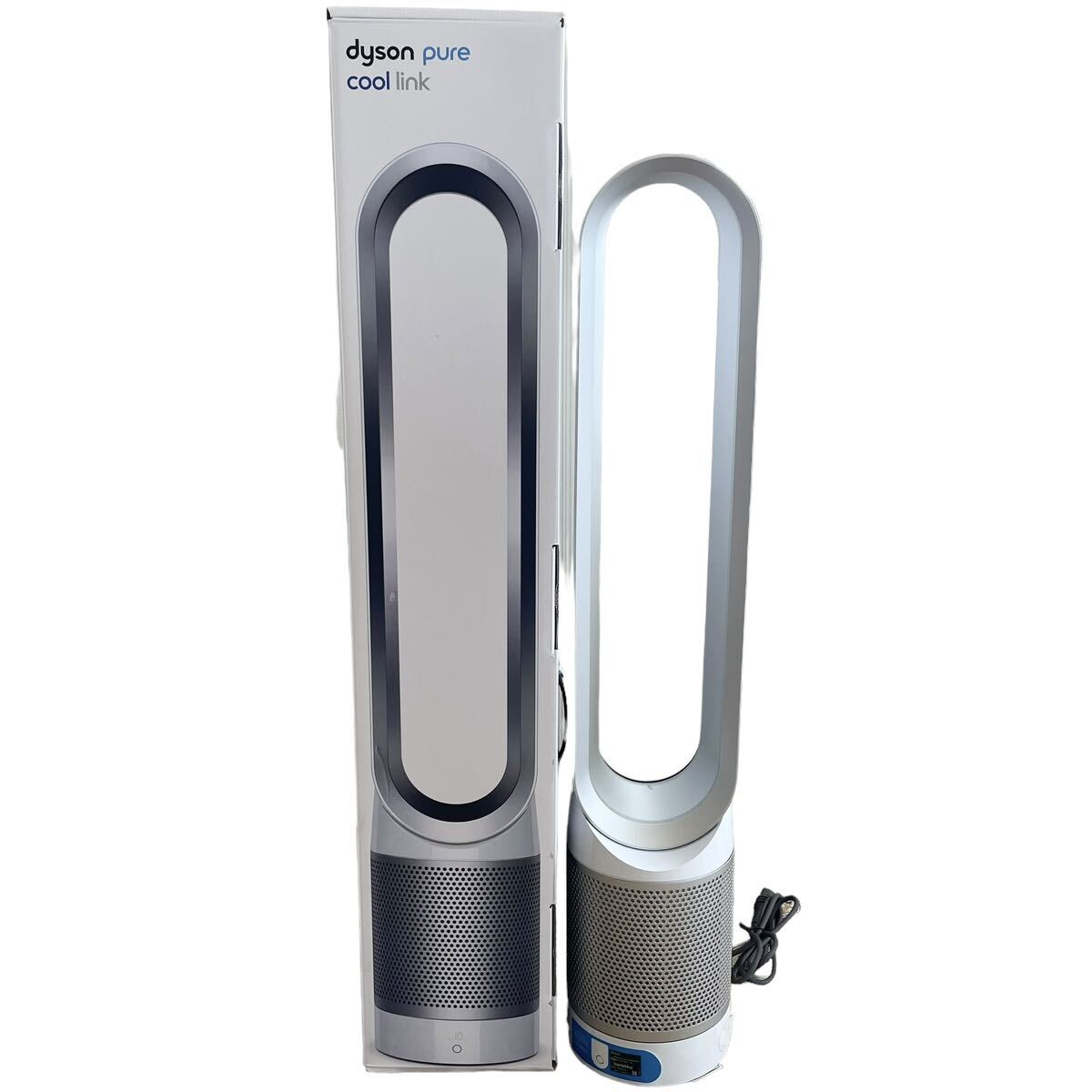 1 иен б/у dyson Dyson очиститель воздуха талант имеется вентилятор TP03 tower вентилятор белый серебряный 