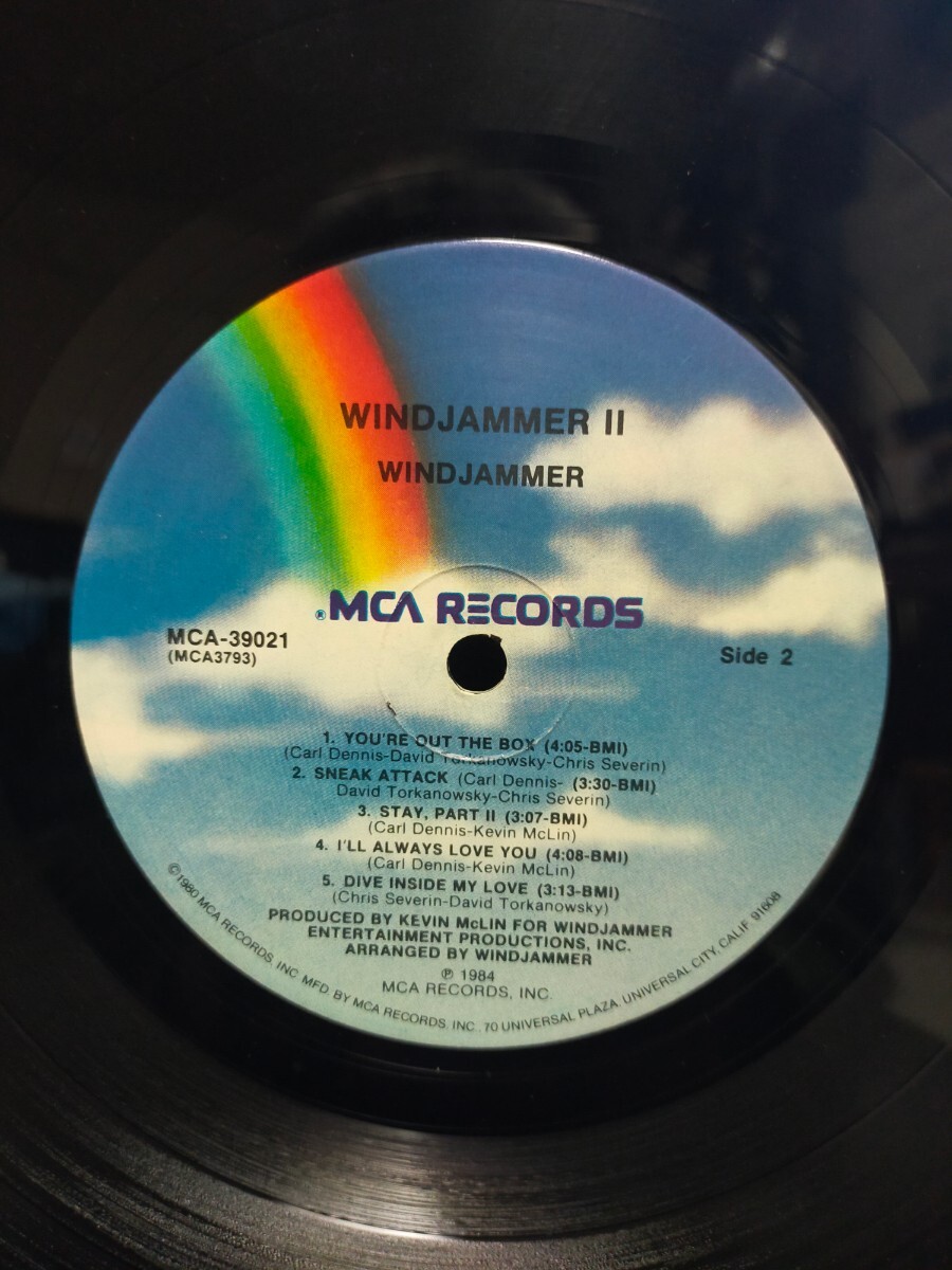 WINDJAMMER II【LP】1984' Us Original/Rare_画像3