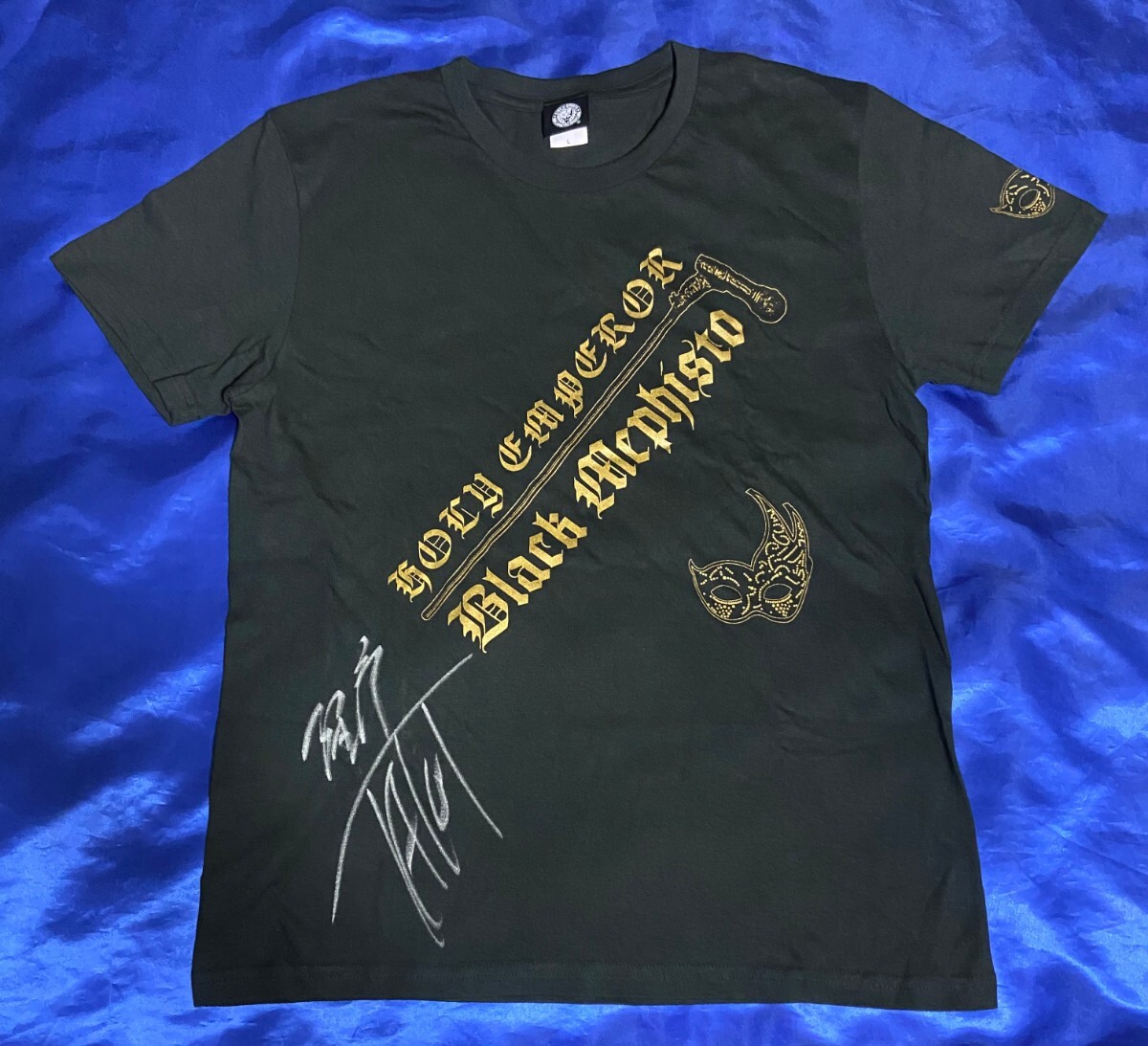 New Japan Professional Wrestling Taichi player with autograph shirt size L