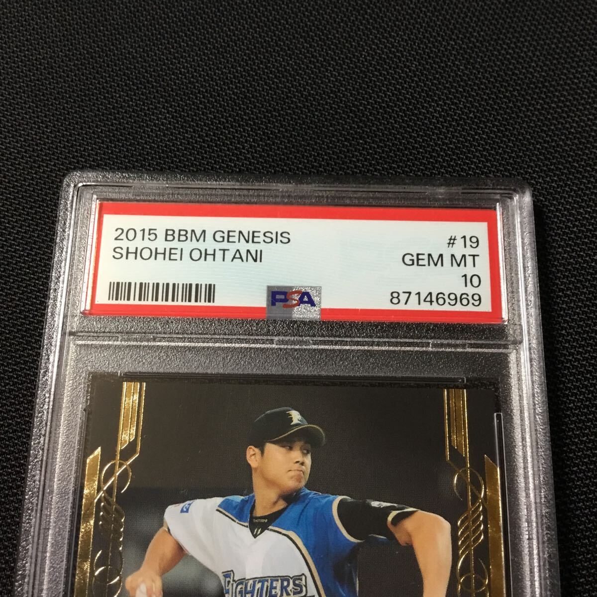 2015 BBM GENESIS #19 大谷翔平 Shohei Ohtani PSA10_画像3