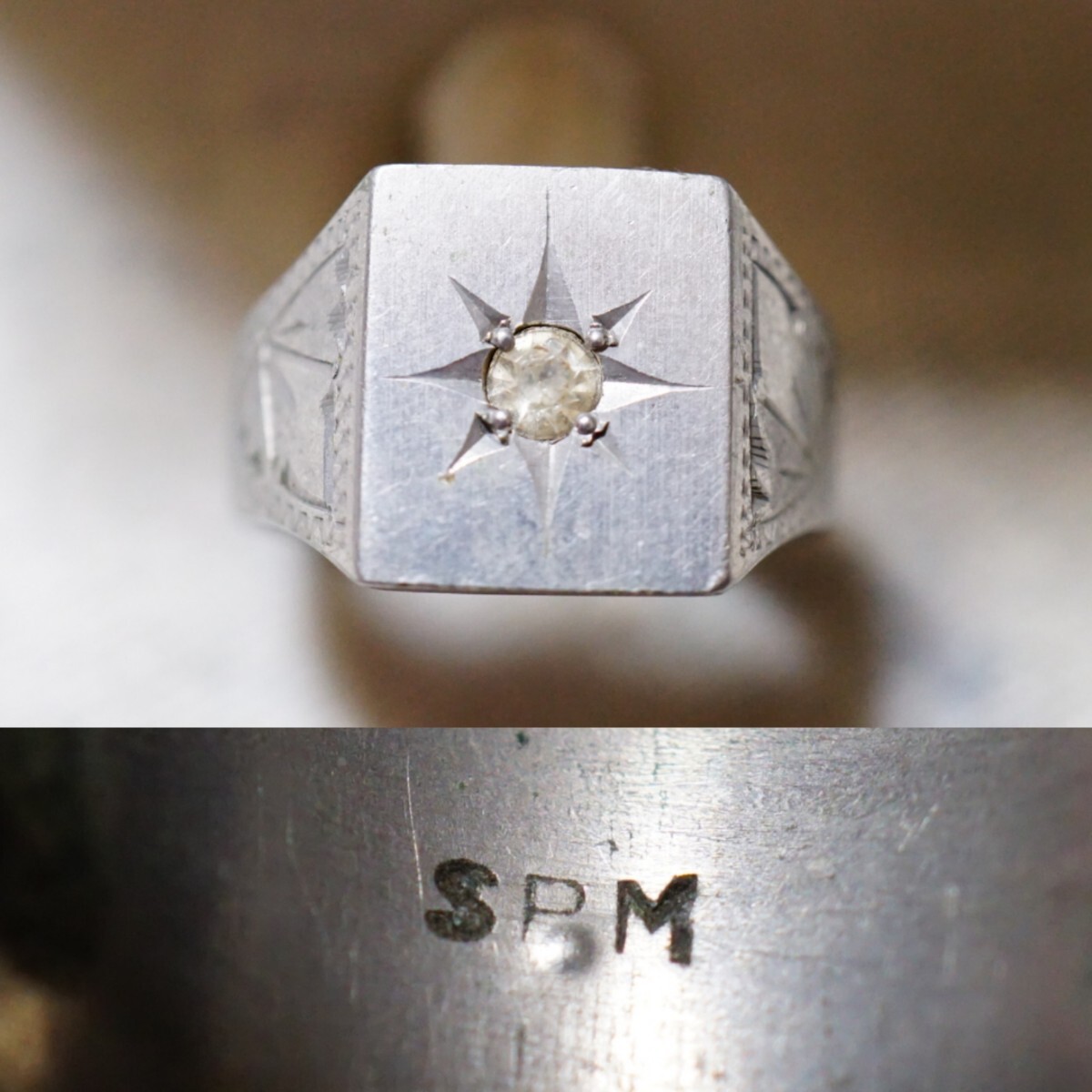 Yahoo!オークション - 1924 昭和品 印台 SPM刻印 サンプラチナ Yahoo!オークション - 1924 昭和品 印台 SPM刻印 サンプラチナ