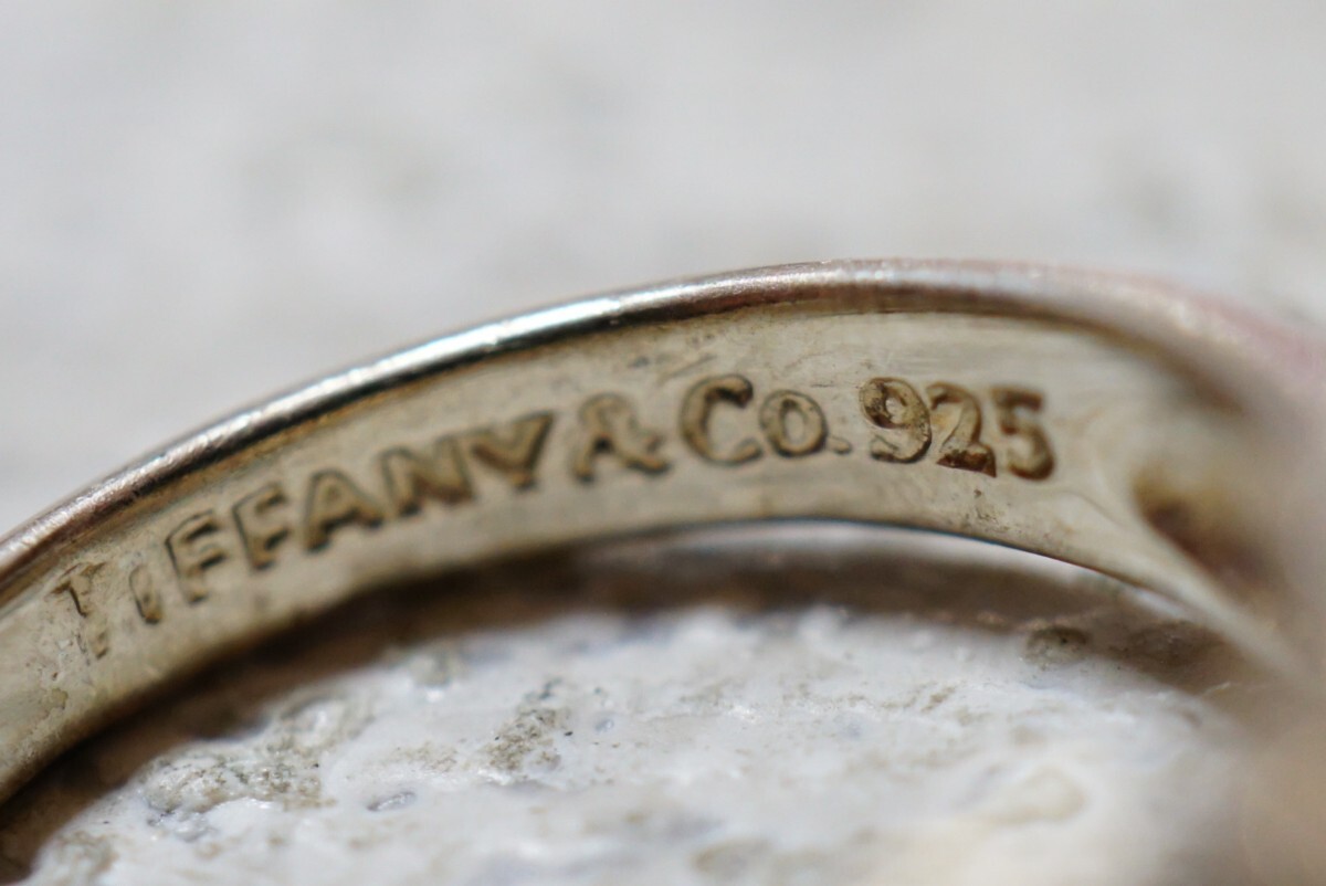 2068 TIFFANY&CO./ティファニー シルバー リング 指輪 ブランド ヴィンテージ アクセサリー SILVER 925刻印 装飾品の画像5