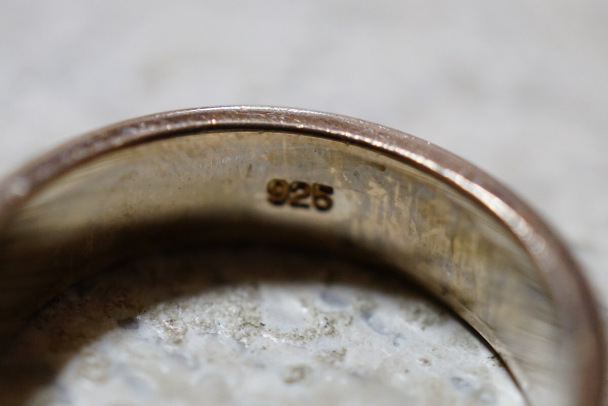 2064 海外製 シルバー リング 指輪 ヴィンテージ アクセサリー SILVER 925刻印 アンティーク シルバージュエリー 装飾品の画像4