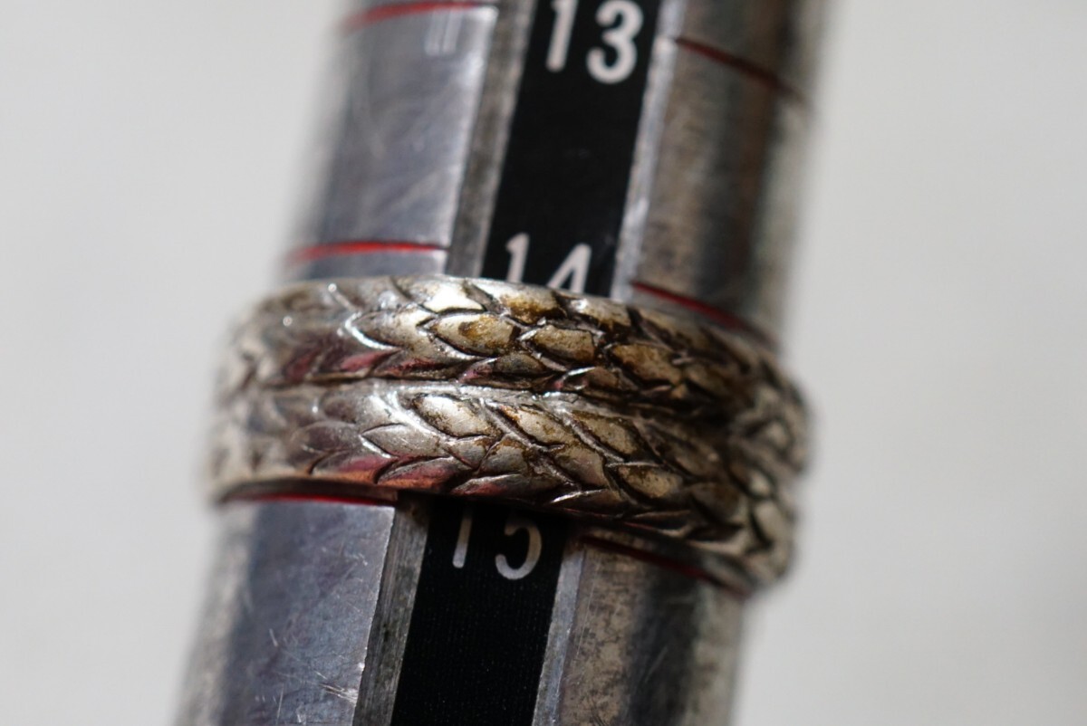 159 海外製 シルバー リング 指輪 ヴィンテージ アクセサリー SILVER 925刻印 アンティーク シルバージュエリー 装飾品の画像4