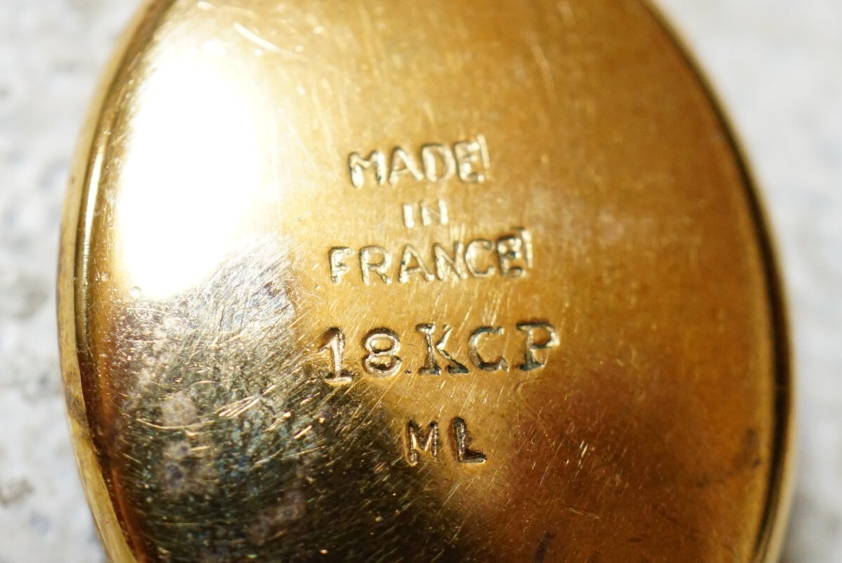 629 フランス ロケット ゴールドカラー ペンダント ネックレス ヴィンテージ アクセサリー アンティーク 海外製 装飾品_画像5