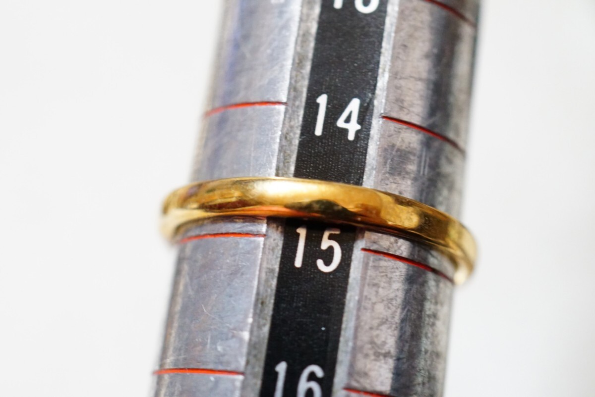 571 天然オパール opal ゴールドカラー リング 指輪 ヴィンテージ アクセサリー アンティーク 天然石 色石 宝石 カラーストーン 装飾品_画像4