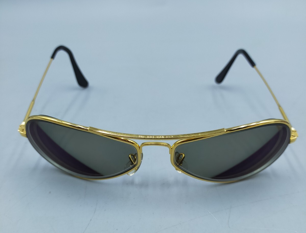 *Ray-Ban B&L солнцезащитные очки Gold рама RayBan 