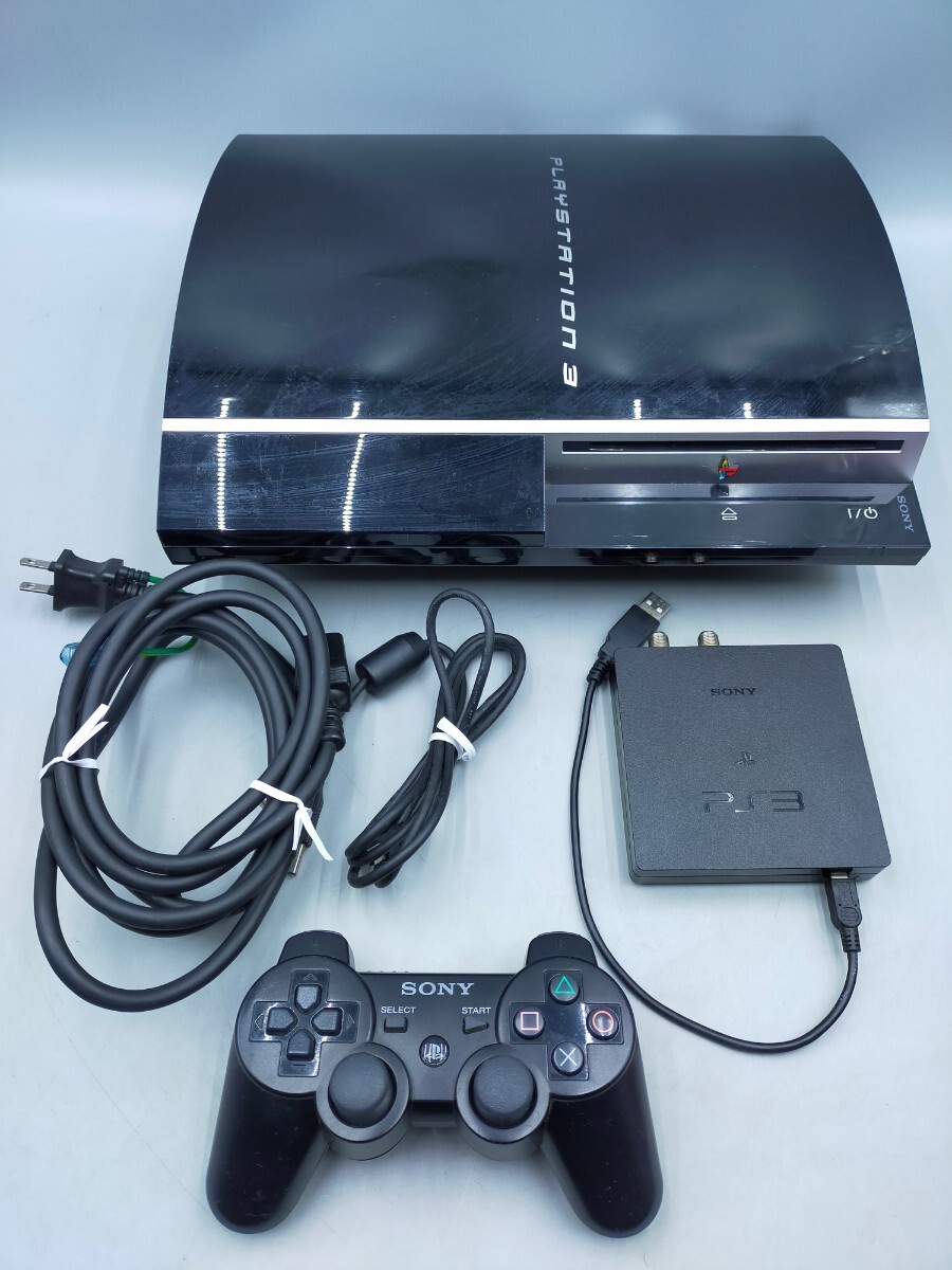 □SONY PlayStation3 PS3 本体 CECHL00 ブラック PS3専用地上デジタルチューナー付きの画像1