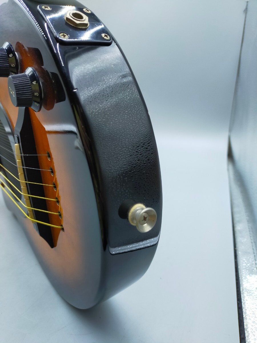 *Morris усилитель встроенный Mini гитара SOUND CIRCUS SERIES Morris солнечный Burst корпус только 