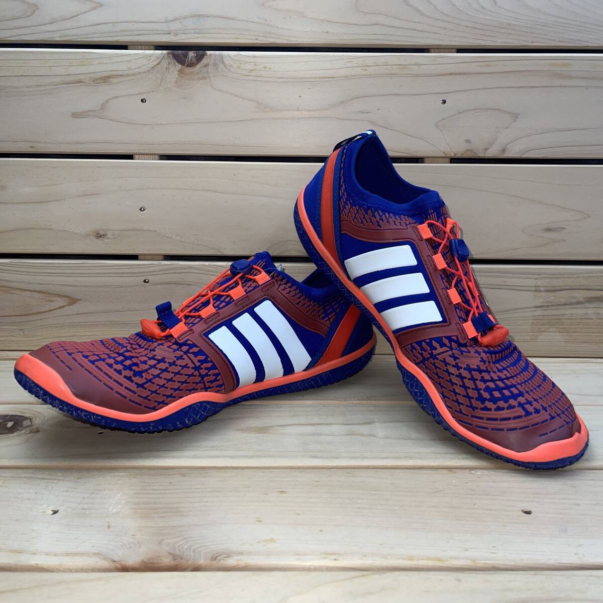 1 jpy start Adidas Adi pure 26.5cm adidas a.t. superlo DLX adipure blue orange men's training shoes 