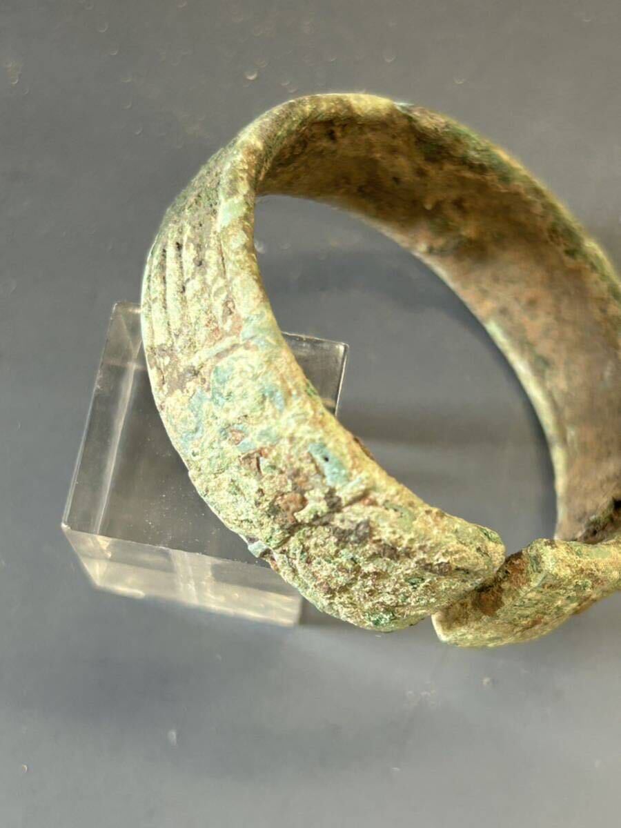 発掘品 銅器 バンチェン 紀元前 腕輪の画像8
