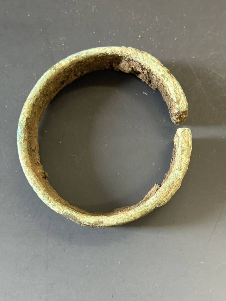 発掘品 銅器 バンチェン 紀元前 腕輪の画像4