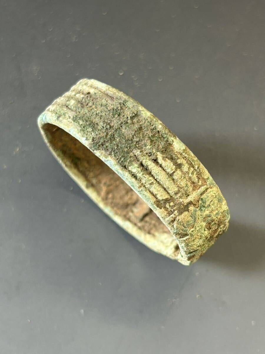 発掘品 銅器 バンチェン 紀元前 腕輪の画像10