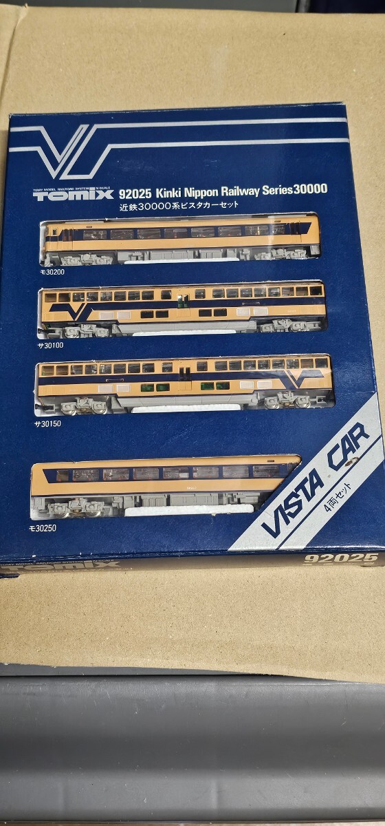  railroad model N gauge TOMIX 92025 close iron 30000 series Vista car set present condition goods (025)