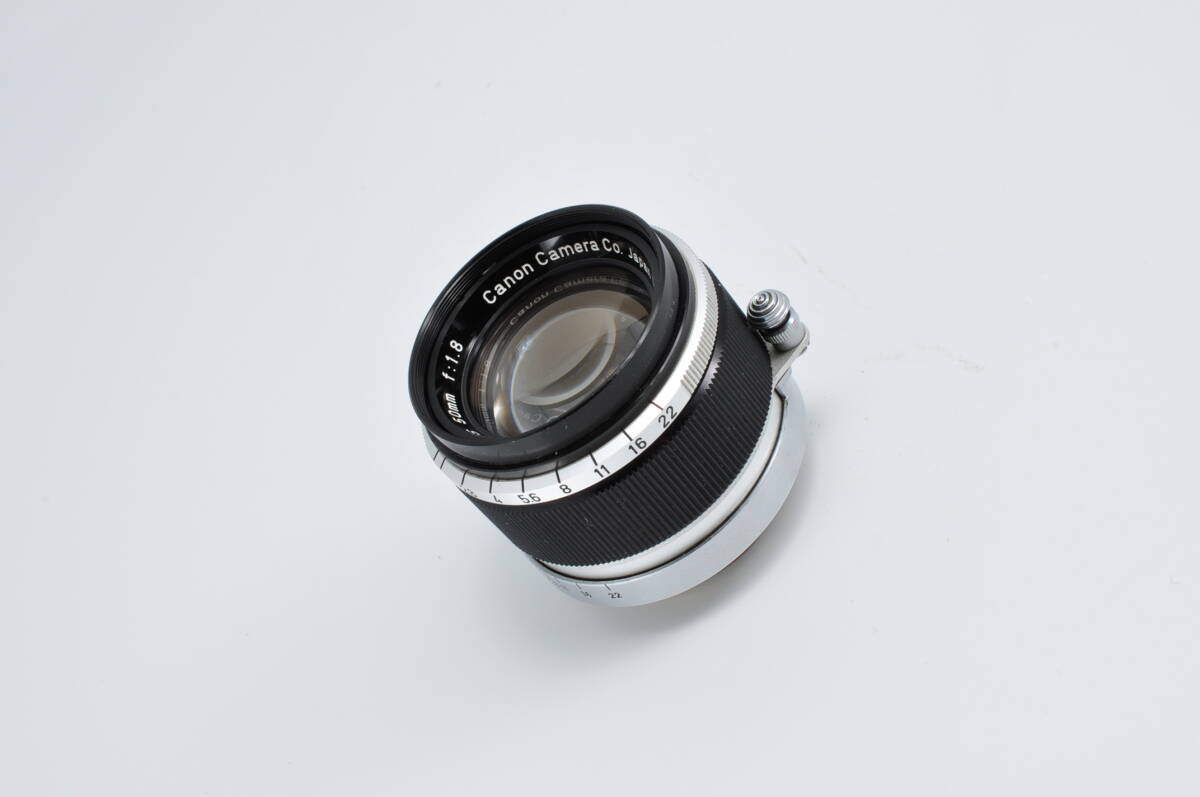 キャノン Canon 50mm F1.8 L39 レンジファインダー用レンズ #0211_画像10