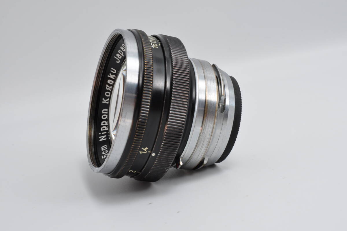 [ beautiful goods ]Nikon Nikon Nippon Kogaku NIKKOR-S*C 5cm 50mm F1.4 S mount #0210