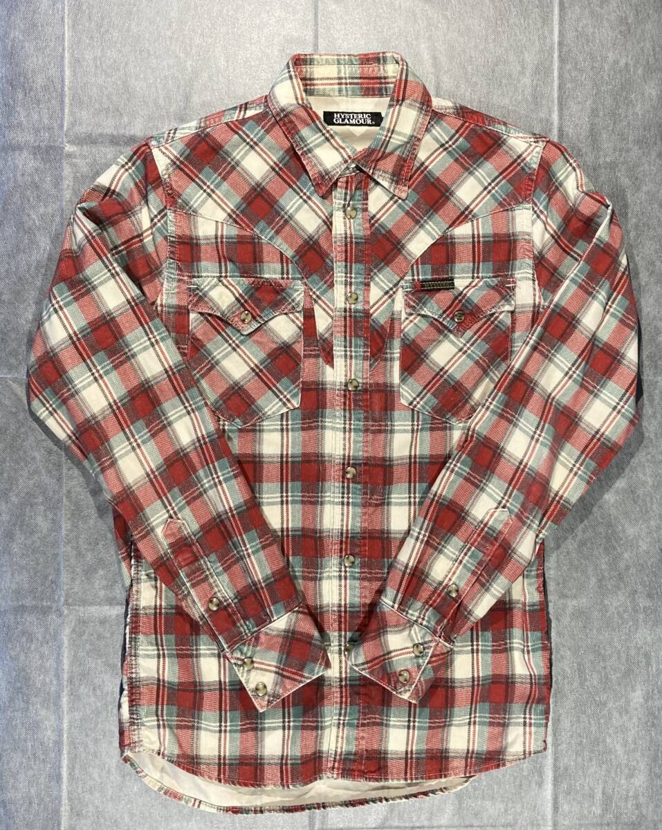 HYSTERIC GLAMOUR Hysteric Glamour long sleeve shirt check pattern 