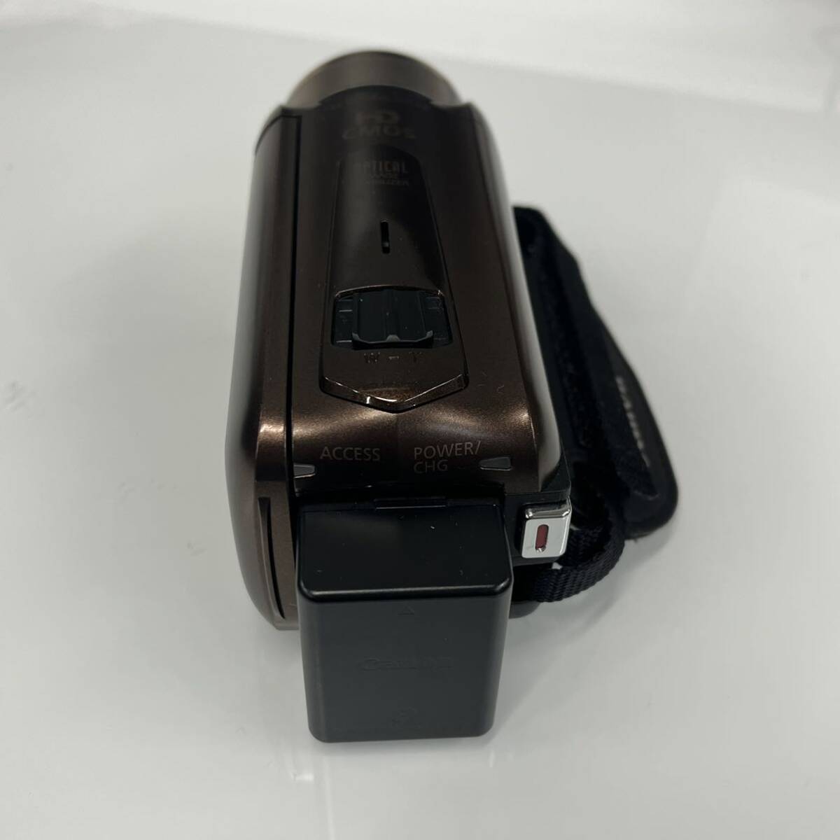 ☆【Canon/キヤノン】動作品 iVIS HF R52 ブラウン ビデオカメラ バッテリー 充電器付き 2014年製 美品_画像2