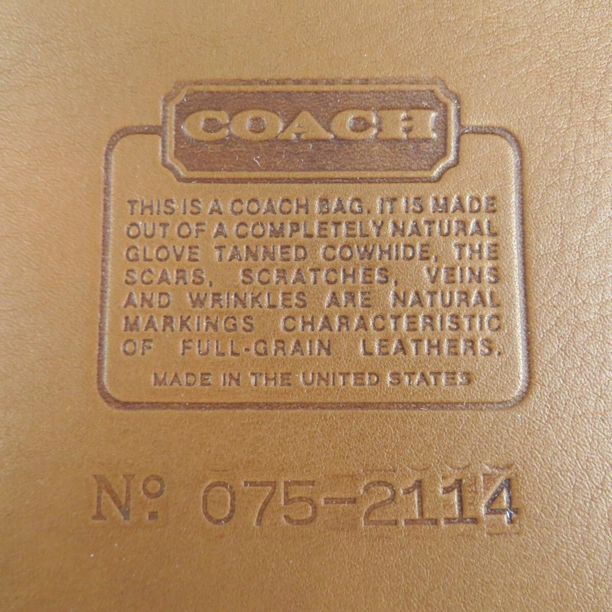 正規品 COACH コーチ オールドコーチ レザー ドキュメントケース クラッチ ブラウン USA製 本物保証 0518-058_画像7