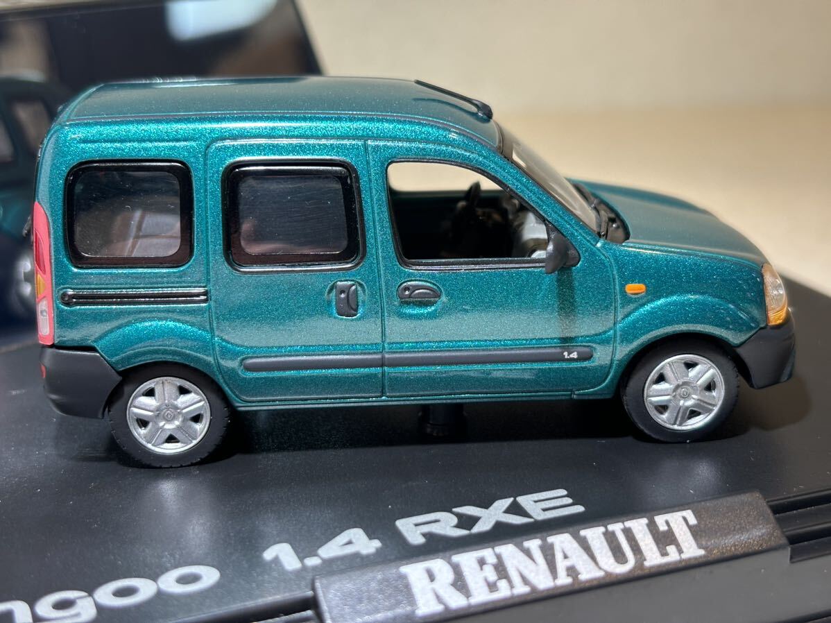 1/43 Renault original [ Renault Kangoo 1.4 RXE] green metallic lik Norev made 511355 Gamme Actualite