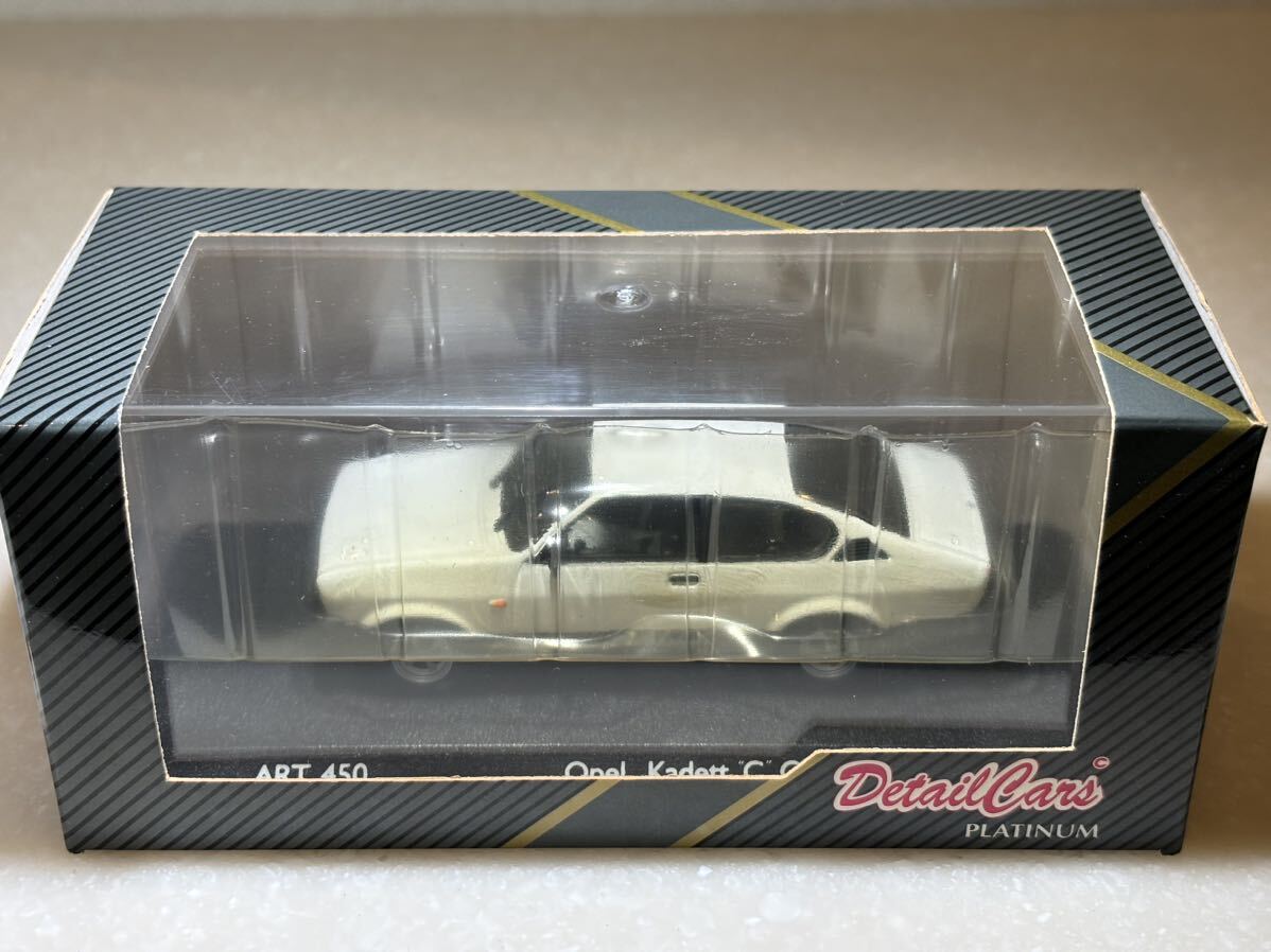 1/43 「オペル カデットC クーペ GTE」ホワイト 1975年「いすゞ ジェミニ クーペ」 兄弟車 ディテイルカーズ製　ART.450_画像9