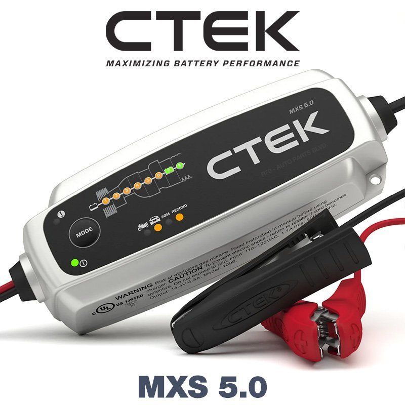 CTEK シーテック MXS5.0 バッテリー チャージャー 新世代モデル 正規日本語説明書付 バイク用AGMへの充電に対応 新品_画像1