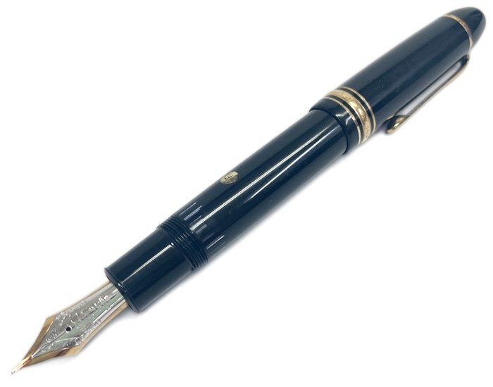 MONTBLANC モンブラン マイスターシュテック No.149 4810 万年筆 ペン先14K 14C 585 中白 F 細字 ヴィンテージ 純正インク吸入・筆記確認済_画像2