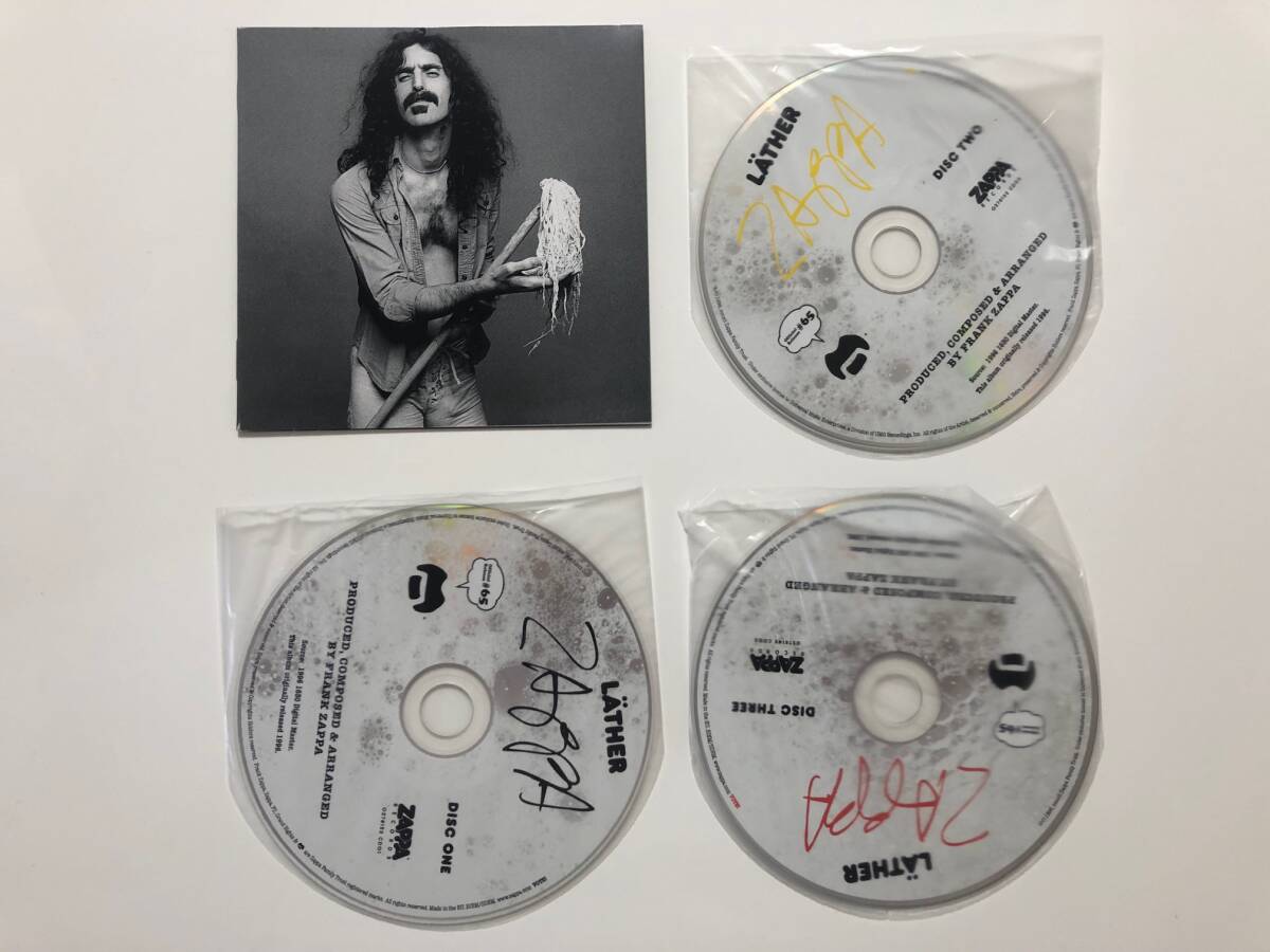 FRANK ZAPPA - LATHER CD 3枚組 / ZAPPA RECORDS オフィシャルリマスター盤 デジパック レザーの画像3